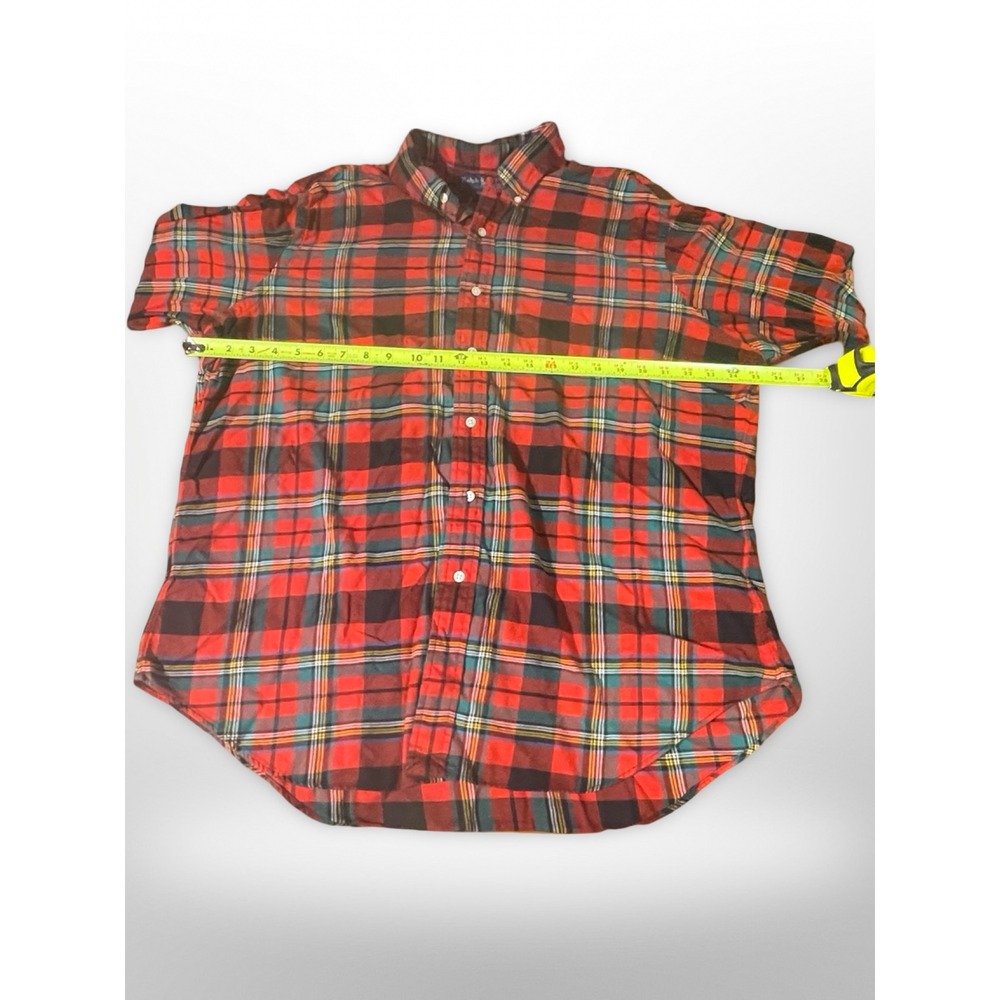Ralph Lauren Classic Fit Plaid‎ Button Down Shirt  XL Red casual office
Preppy - Picture 4 of 6